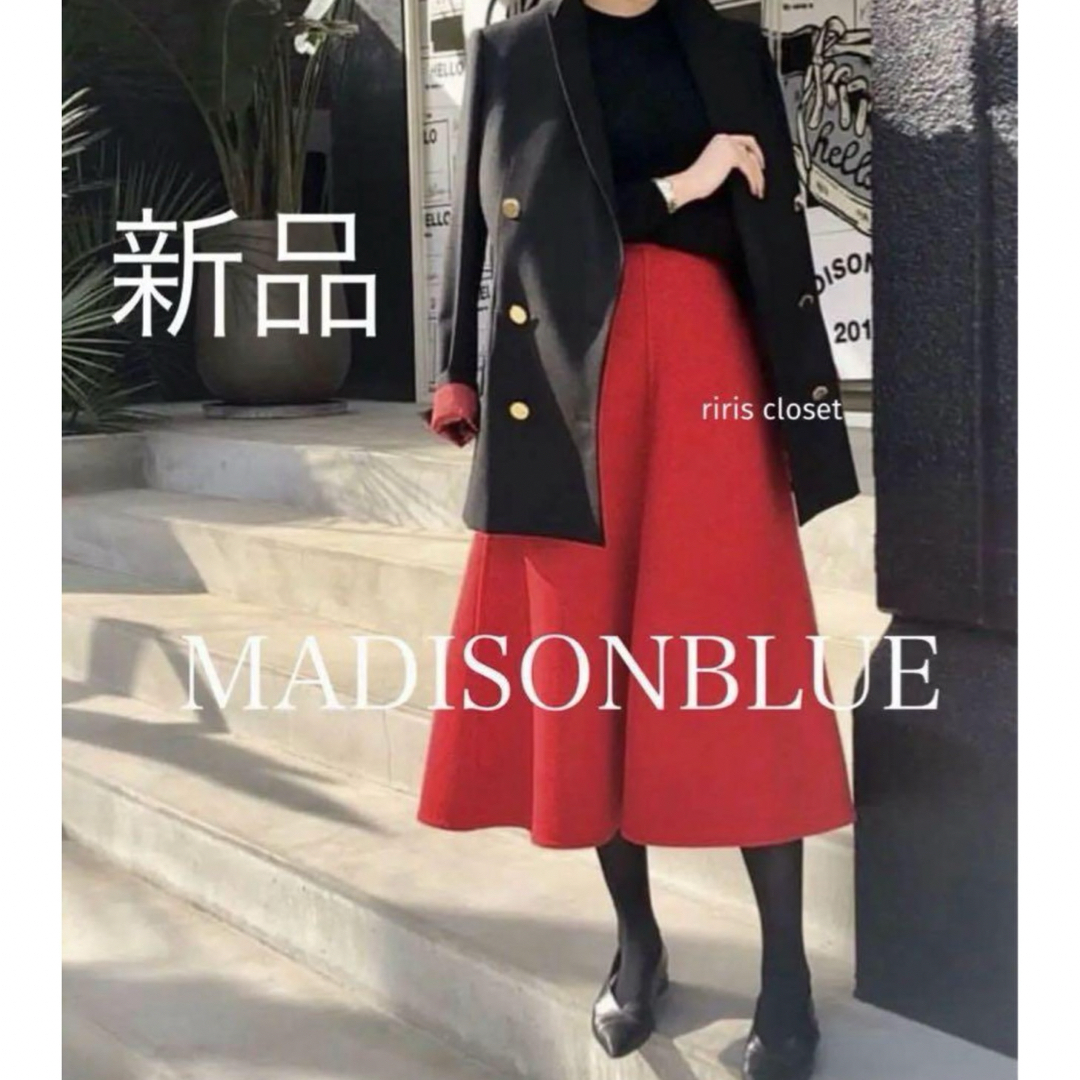 【新品タグ付】MADISONBLUE 定価10万 リバーフレアスカート 01のサムネイル
