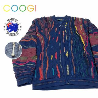 クージー(COOGI)の超希少★COOGI クージー 3Dニットブルゾン オーストラリア製 ニット(ニット/セーター)