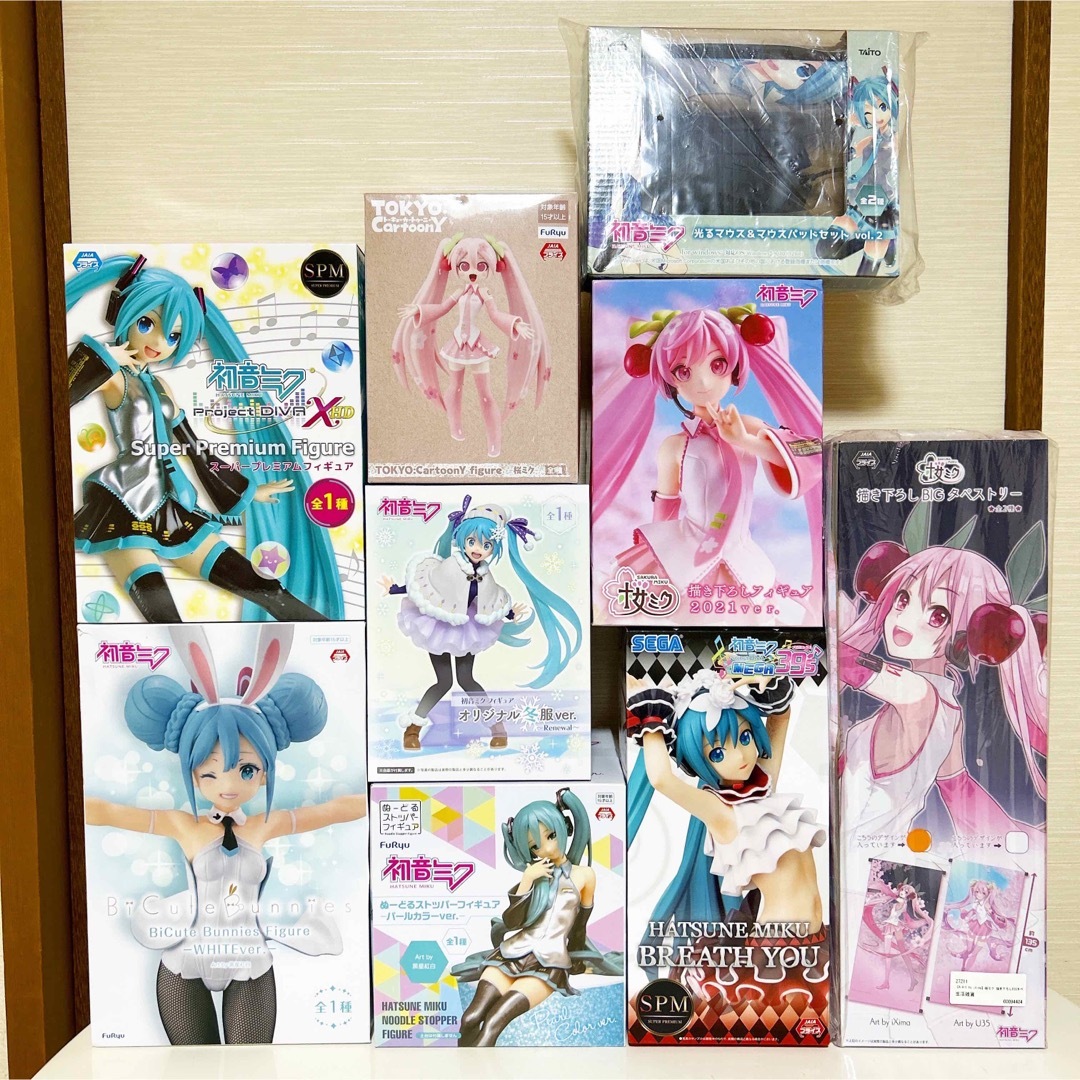 初音ミク 桜ミク フィギュア まとめ売りフィギュア