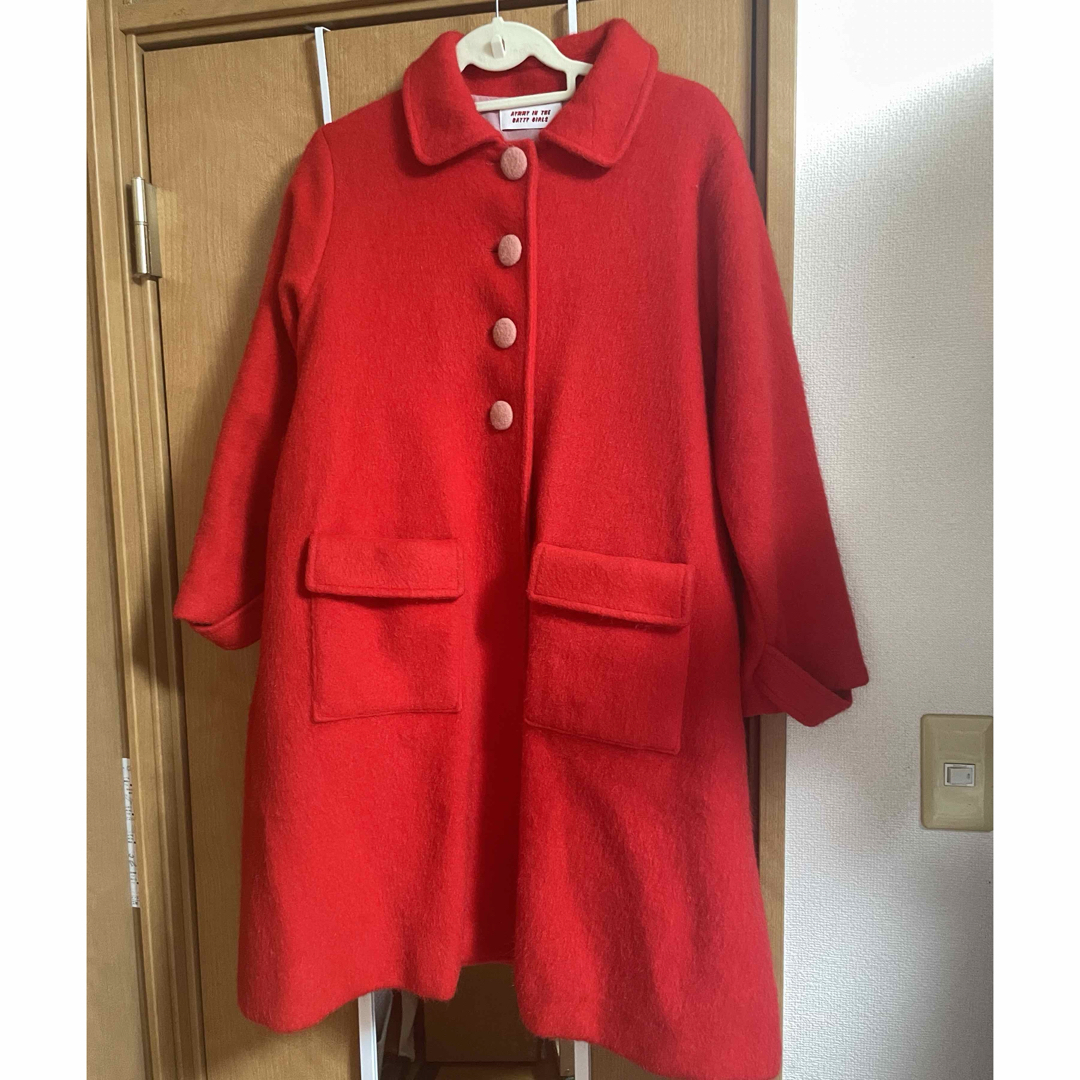 Aymmy in the batty girls(エイミーインザバッティーガール)のaymmy heroin melton coat レディースのジャケット/アウター(ロングコート)の商品写真