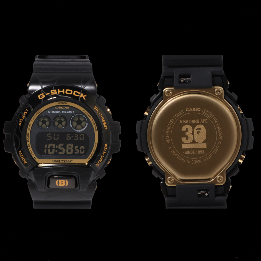 シュプリームA BATHING APE × G-SHOCK GM-6900