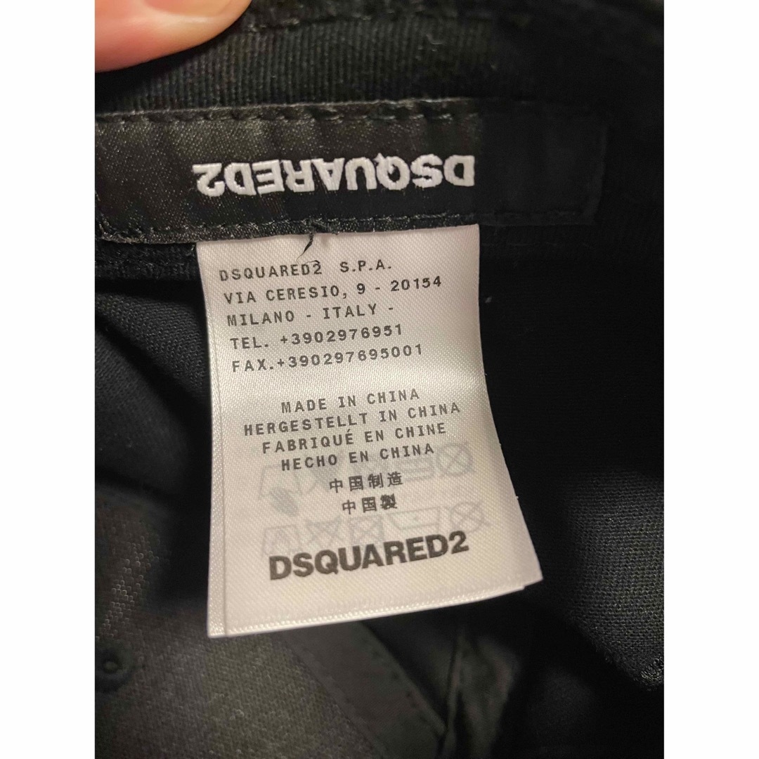 DSQUARED2(ディースクエアード)のDSQUARED2 ICON キャップ ブラック メンズの帽子(キャップ)の商品写真