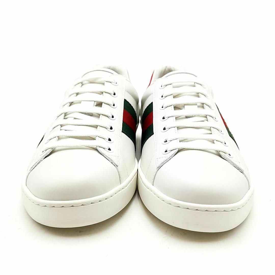 GUCCI - 美品 グッチ GUCCI スニーカー エース ビー 03-23112208 GUCCI - 美品 グッチ GUCCI スニーカー エース ビー 03-23112208