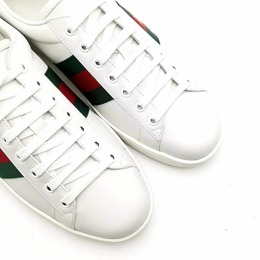 GUCCI - 美品 グッチ GUCCI スニーカー エース ビー 03-23112208 GUCCI - 美品 グッチ GUCCI スニーカー エース ビー 03-23112208