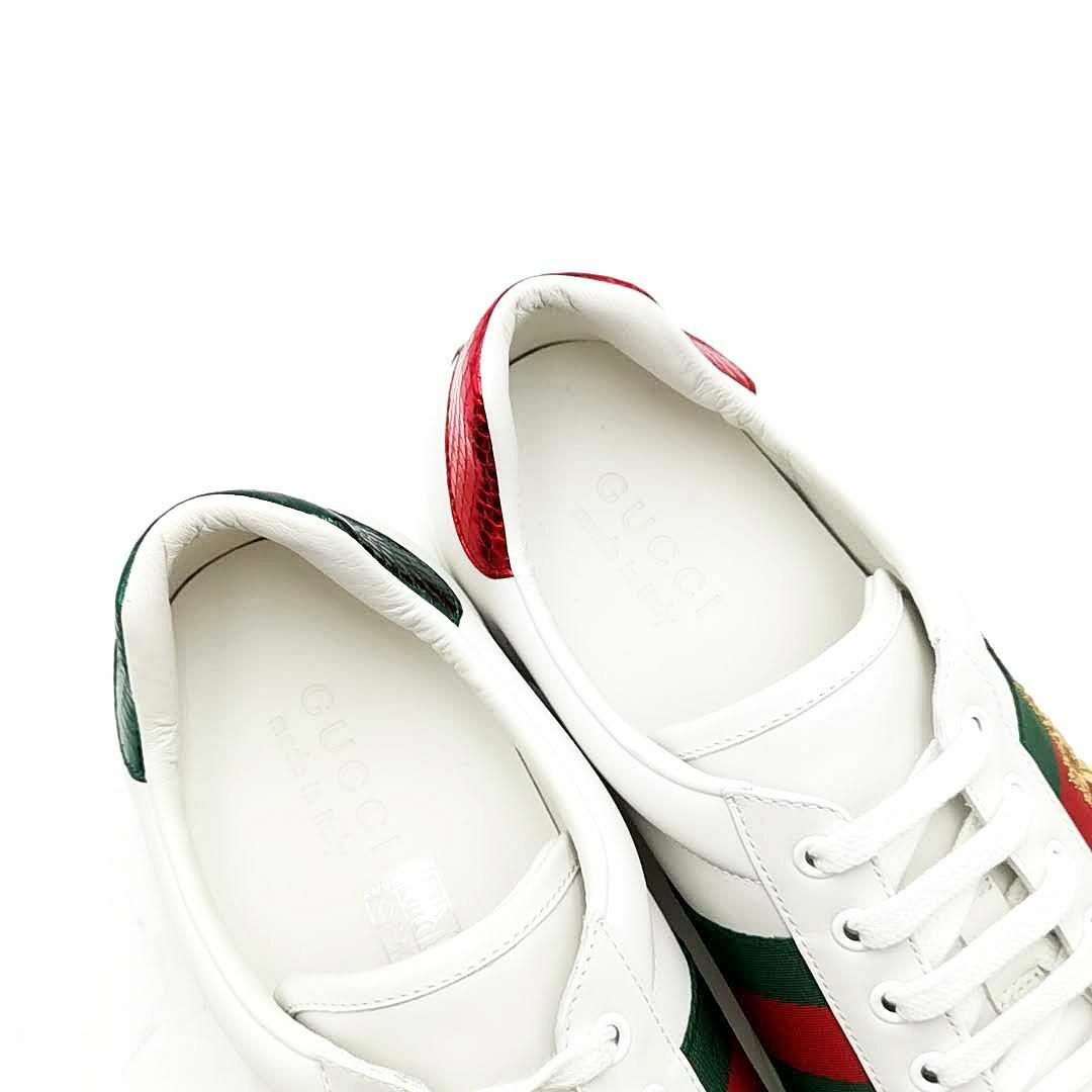 GUCCI - 美品 グッチ GUCCI スニーカー エース ビー 03-23112208 GUCCI - 美品 グッチ GUCCI スニーカー エース ビー 03-23112208