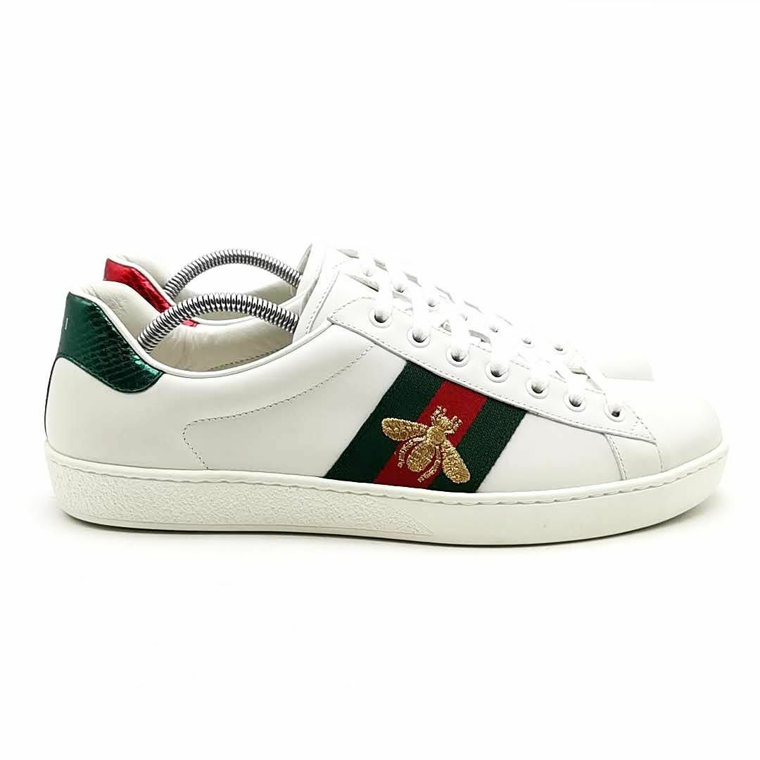GUCCI - 美品 グッチ GUCCI スニーカー エース ビー 03-23112208 GUCCI - 美品 グッチ GUCCI スニーカー エース ビー 03-23112208