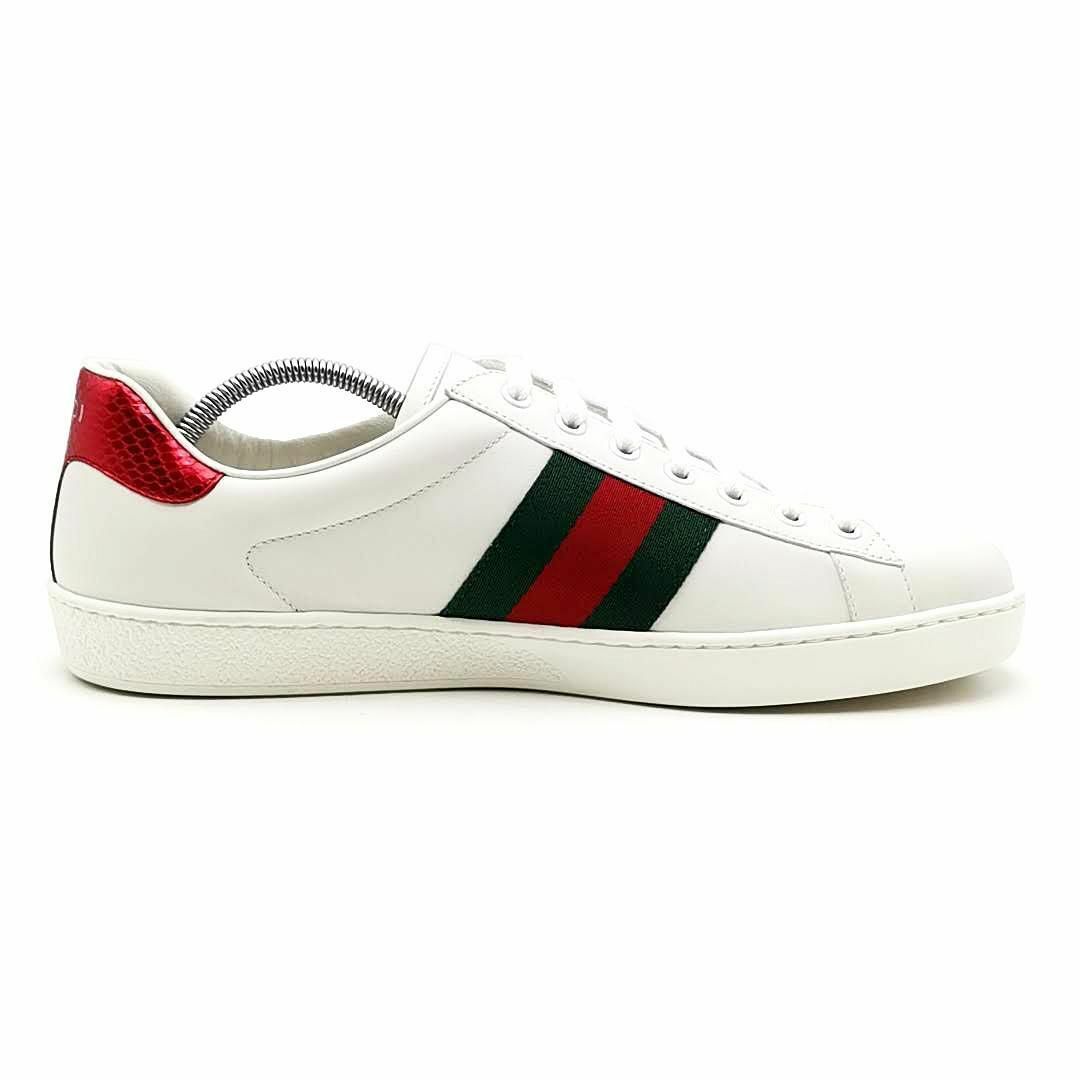 GUCCI - 美品 グッチ GUCCI スニーカー エース ビー 03-23112208 GUCCI - 美品 グッチ GUCCI スニーカー エース ビー 03-23112208