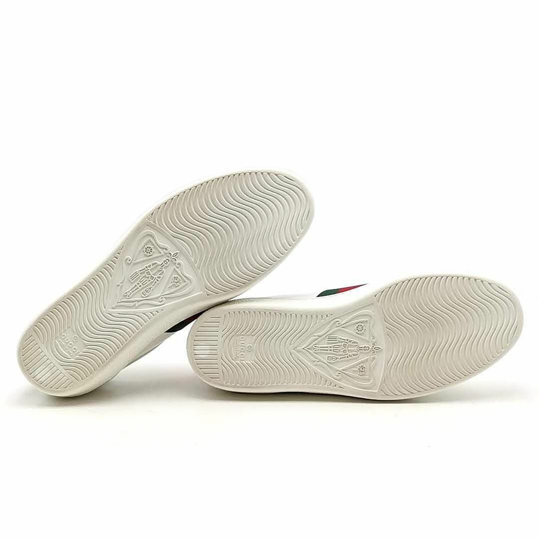 GUCCI - 美品 グッチ GUCCI スニーカー エース ビー 03-23112208 GUCCI - 美品 グッチ GUCCI スニーカー エース ビー 03-23112208