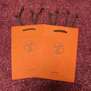 エルメス(Hermes)のHERMES エルメス 紙袋 ショッパー 2点セット(ショップ袋)