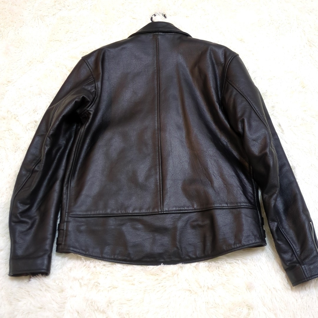 HORN WORKS - 美品 Freeclom 牛本革 ダブルライダースジャケット