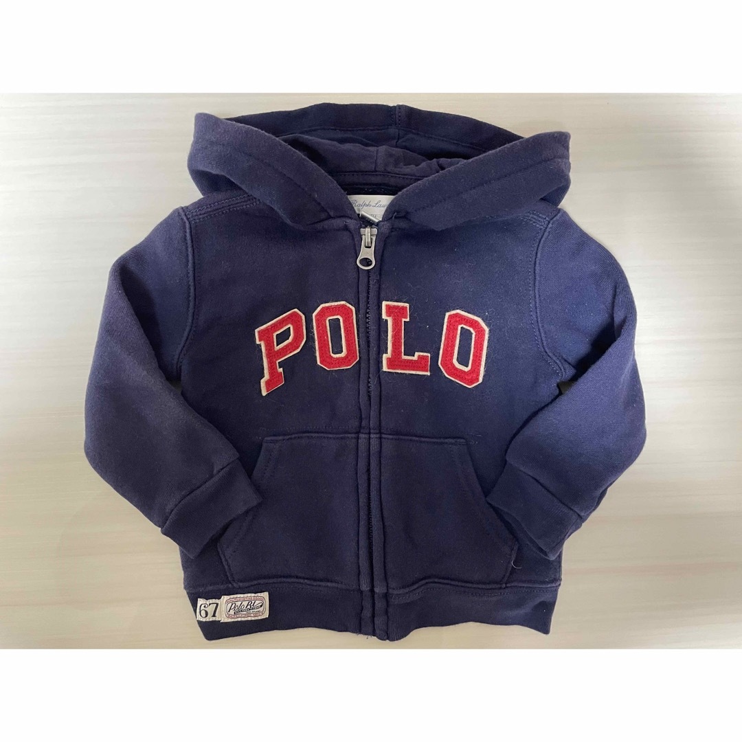 POLO RALPH LAUREN(ポロラルフローレン)のPOLO パーカー ベビー 18M 85㎝ キッズ/ベビー/マタニティのベビー服(~85cm)(トレーナー)の商品写真