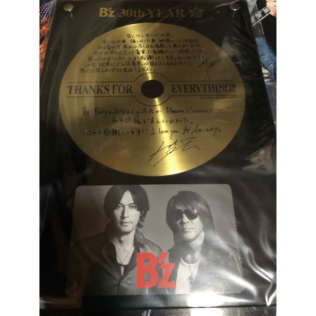 B'z 5ERAS COMPLETE BOX ＆ 30周年記念盾39z30周年記念盾B