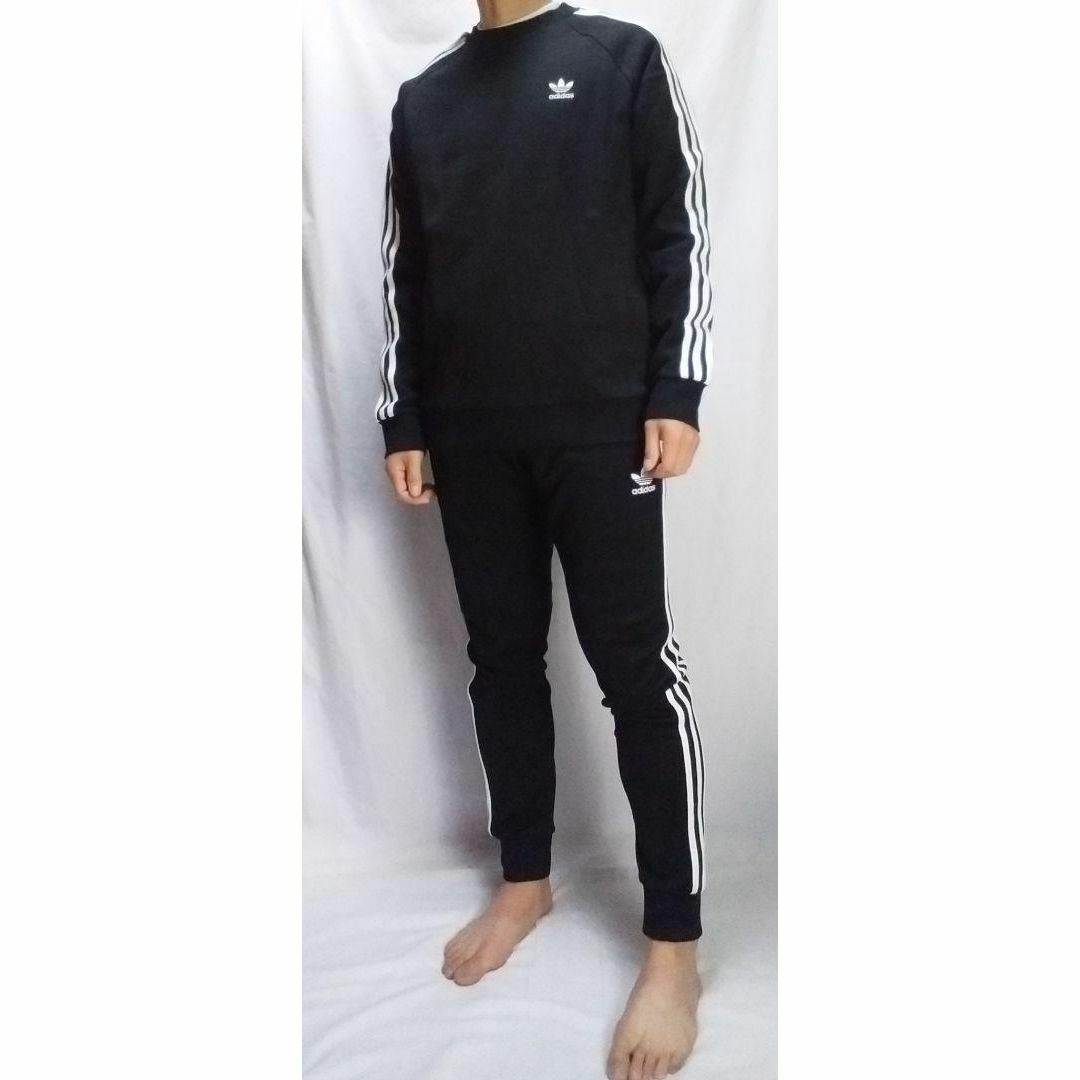 adidas(アディダス)の新品 L adidas originals スウェット ブラック 黒 メンズのトップス(スウェット)の商品写真