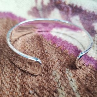 925 STERLING SILVER BANGLE/シルバーバングル/シンプル(ブレスレット/バングル)