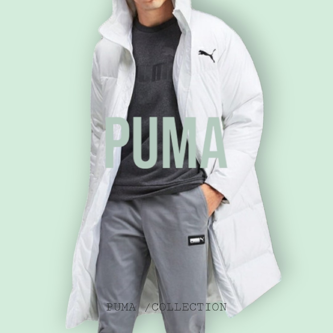 新品.未使用 】PUMA プーマ オーバーサイズ ロング ダウンコート Ｌ