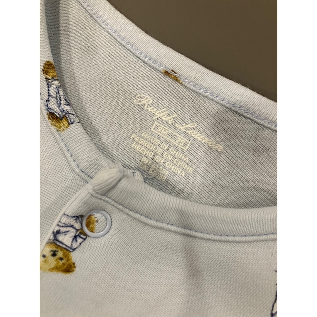 POLO RALPH LAUREN(ポロラルフローレン)の【美品】ポロラルフローレン　ポロベア　2wayロンパース キッズ/ベビー/マタニティのベビー服(~85cm)(ロンパース)の商品写真