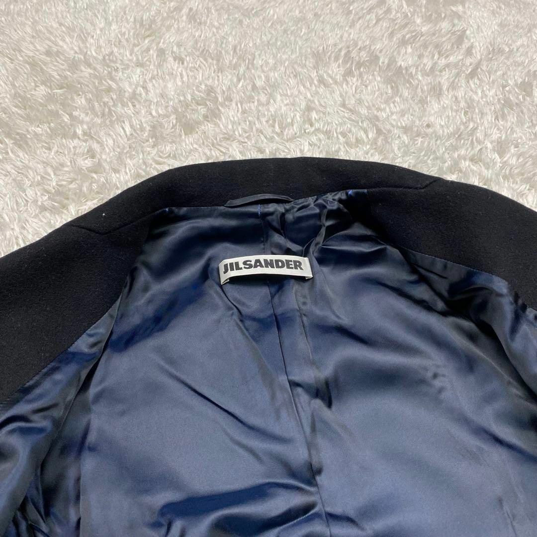 ○美品○ JIL SANDER チェスターコート カシミヤ ネイビー ○美品○ JIL SANDER チェスターコート カシミヤ ネイビー