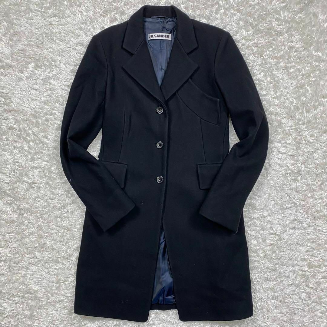 Jil Sander - ○美品○ JIL SANDER チェスターコート カシミヤ