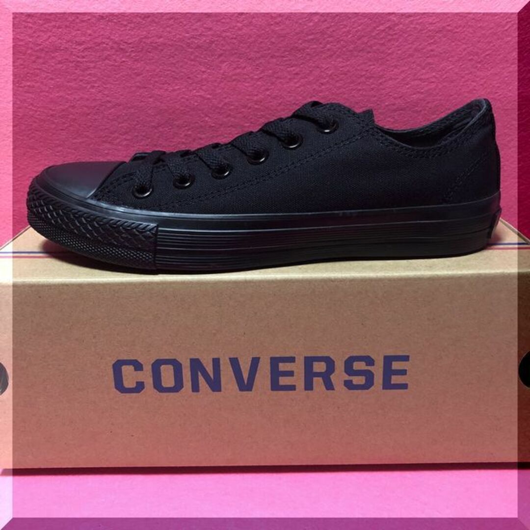 CONVERSE(コンバース)の24.5cm 新品未使用 コンバース ネクスター110 OX ブラックモノ レディースの靴/シューズ(スニーカー)の商品写真