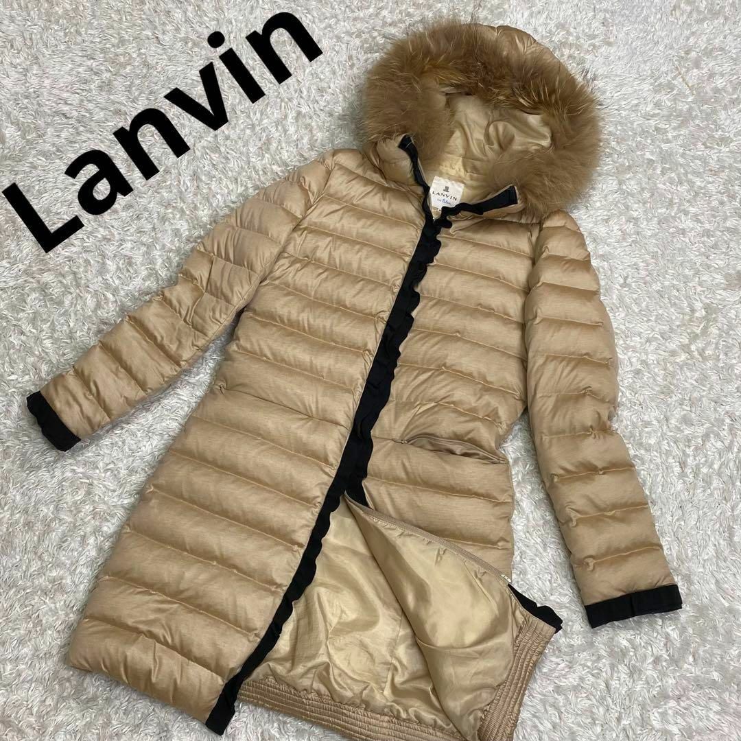 珍しい ○美品○ ベージュ Lanvin en en bleu Bleu (ランバンオン ...