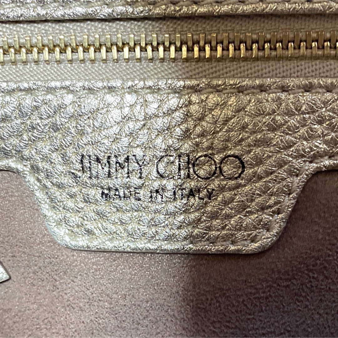 JIMMY CHOO(ジミーチュウ)の【美品】JIMMY CHOO SOFIA/S シャンパンゴールド トートバッグ レディースのバッグ(トートバッグ)の商品写真