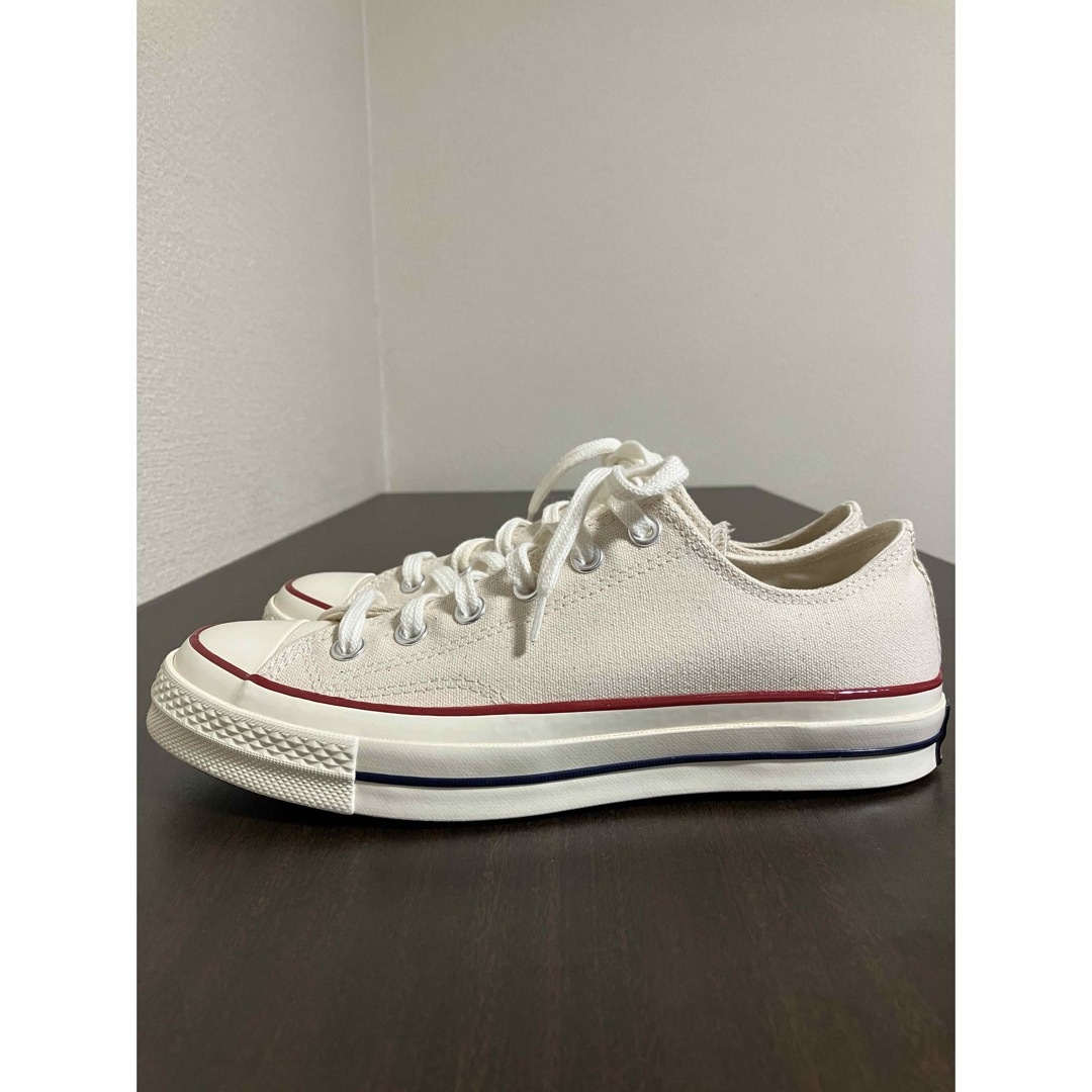 CONVERSE(コンバース)のコンバース チャックテイラー ローカット 生成り 25.5cm CT70未使用 メンズの靴/シューズ(スニーカー)の商品写真