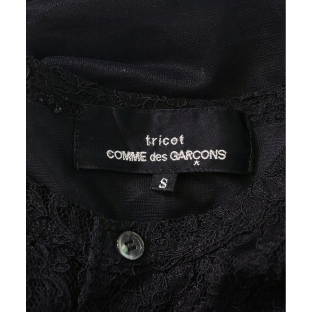 tricot COMME des GARCONS(トリココムデギャルソン)のtricot COMME des GARCONS ブラウス S 黒 【古着】【中古】 レディースのトップス(シャツ/ブラウス(長袖/七分))の商品写真