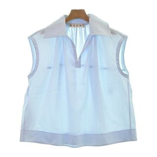 マルニ(Marni)のMARNI マルニ ブラウス 36(XS位) 水色 【古着】【中古】(シャツ/ブラウス(長袖/七分))