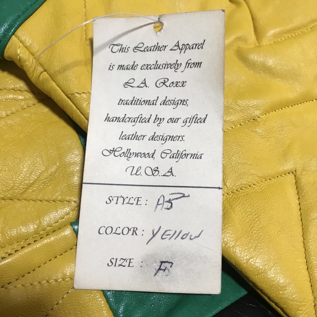 80年代  ビンテージ L.A.Roxx レザージャケット dead stock メンズのジャケット/アウター(レザージャケット)の商品写真