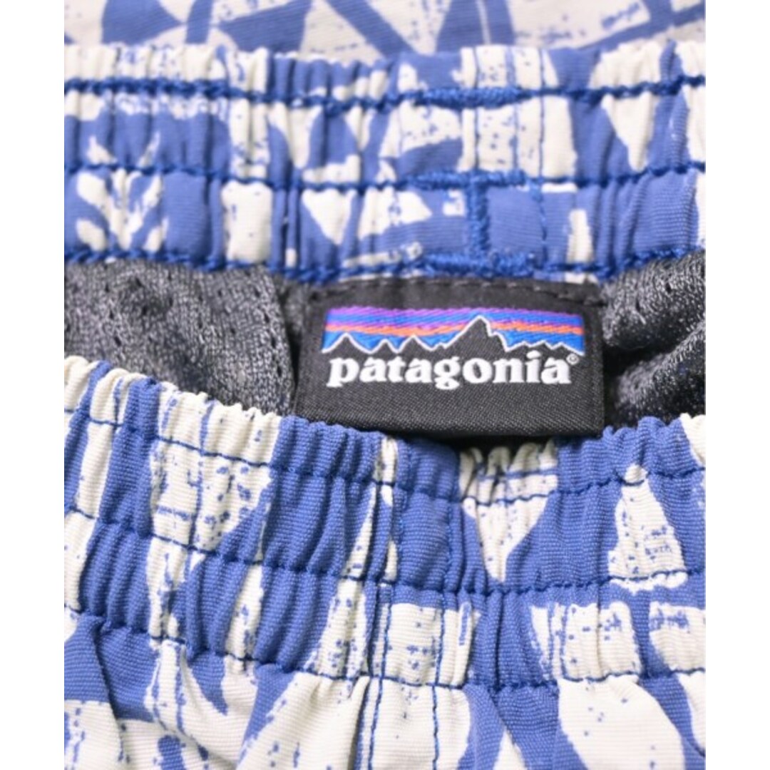 patagonia(パタゴニア)のpatagonia パタゴニア ショートパンツ XS 青x白(総柄) 【古着】【中古】 メンズのパンツ(ショートパンツ)の商品写真
