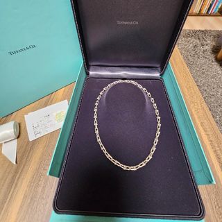 ティファニー(Tiffany & Co.)のTIFFANY　ハードウェア　リンクネックレス(ネックレス)