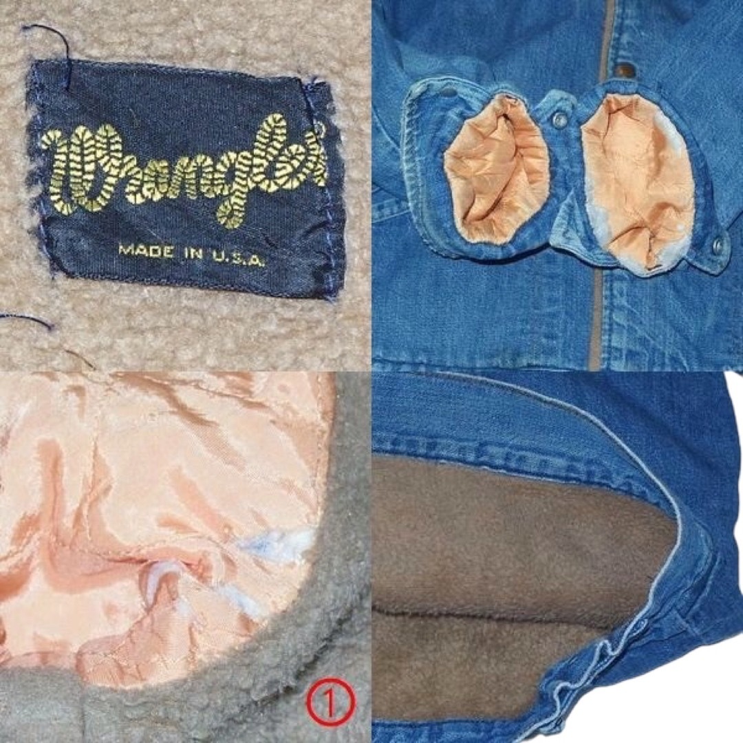 Wrangler(ラングラー)の▪️70’s【WRANGLER】BOA JACKET メンズのジャケット/アウター(Gジャン/デニムジャケット)の商品写真