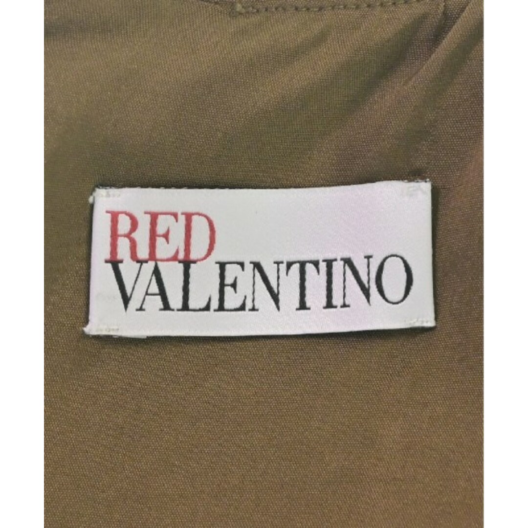 RED VALENTINO - RED VALENTINO ワンピース -(S位) 茶xピンク(総柄