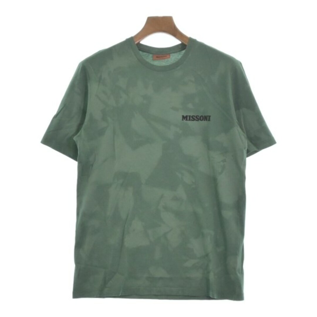MISSONI ミッソーニ Tシャツ・カットソー S 緑なし透け感
