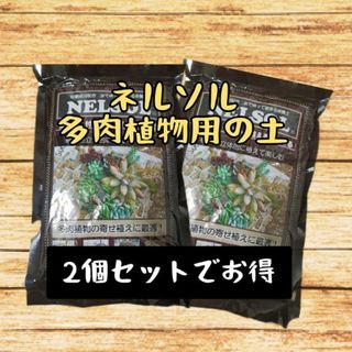 ー２個セットでお得ーネルソル多肉植物寄せ植え用の土(その他)