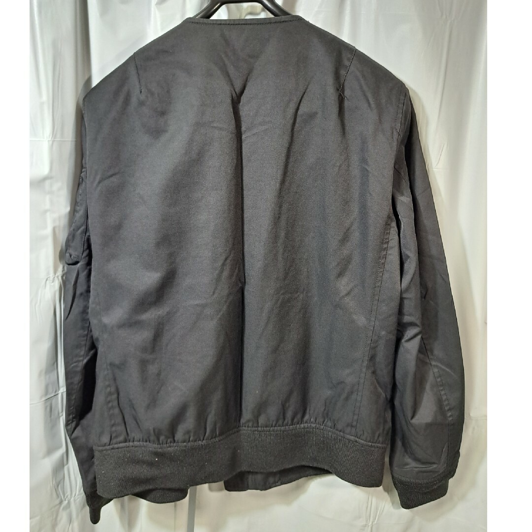 HARE(ハレ)のHARE　ハレ　ノーカラージャケット　MA-1　ブラック　ブルゾン メンズのジャケット/アウター(ノーカラージャケット)の商品写真