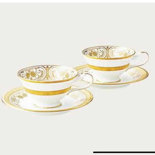 ノリタケ(Noritake)の新品未使用　ノリタケ　ジョージアンパレス カップ＆ソーサーペア(グラス/カップ)