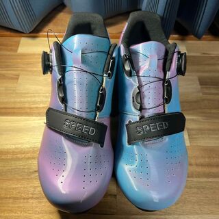 スピード(SPEEDO)の【美品】ビンディングシューズ SPD-SL 靴 サイズ41(ウエア)