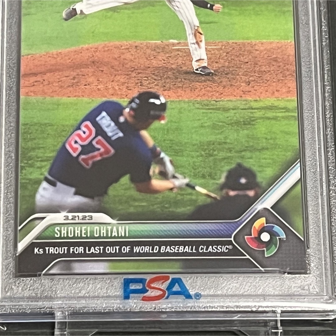 PSA10大谷翔平 WBC優勝奪三振シーン Topps now WBC71の通販 by PSA10大谷翔平 WBC優勝奪三振シーン Topps now WBC71の通販 by