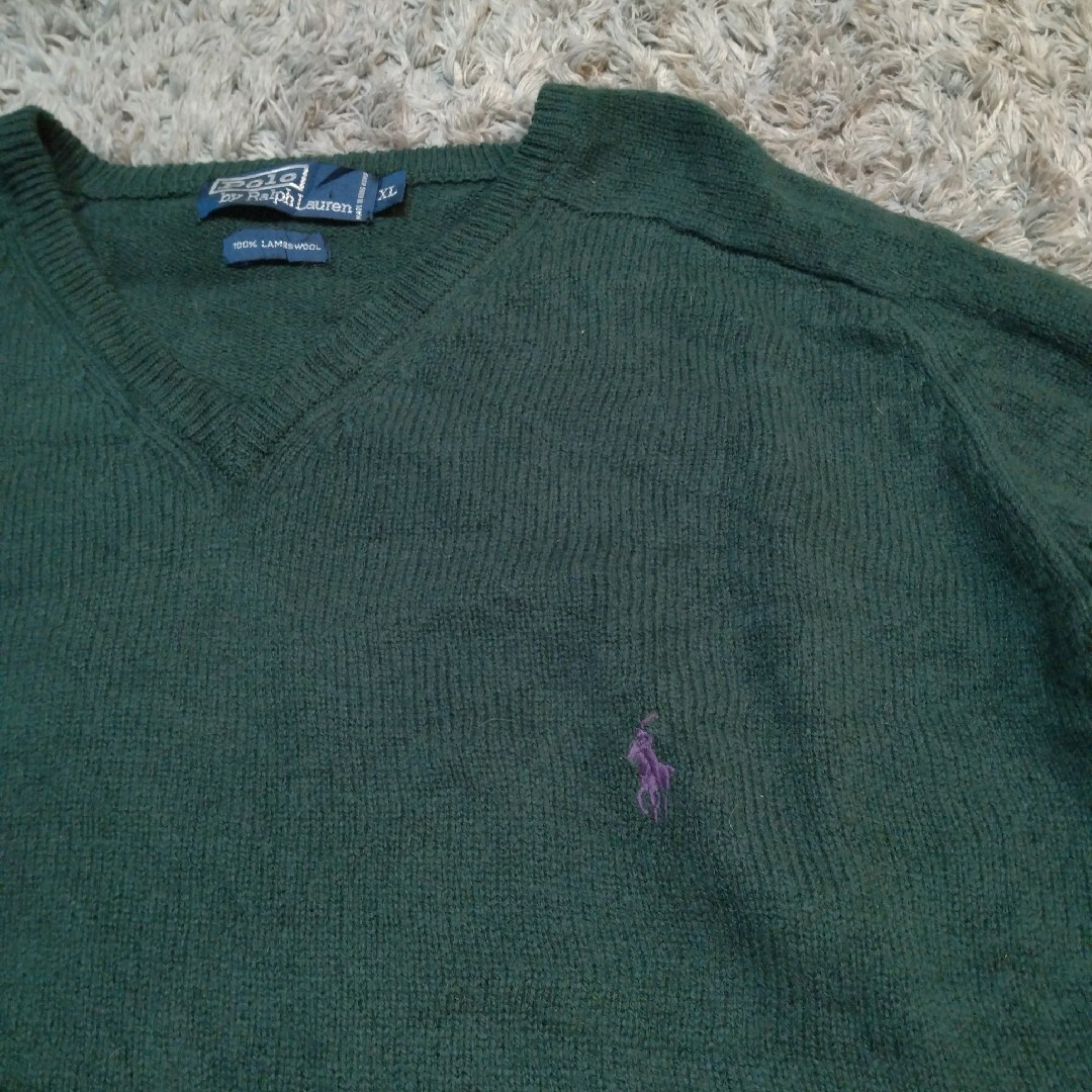 POLO RALPH LAUREN(ポロラルフローレン)のPOLO RALPH LAUREN    90s ポニー刺繍　ニット　セーター メンズのトップス(ニット/セーター)の商品写真