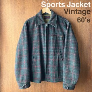 60s JOHNSON Sports Jacket ビンテージ スポジャケ(ブルゾン)