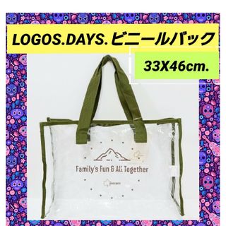 LOGOS DAYS 新品 キャンプ ジム サウナ スパ 透明 ビニール バッグ(トートバッグ)