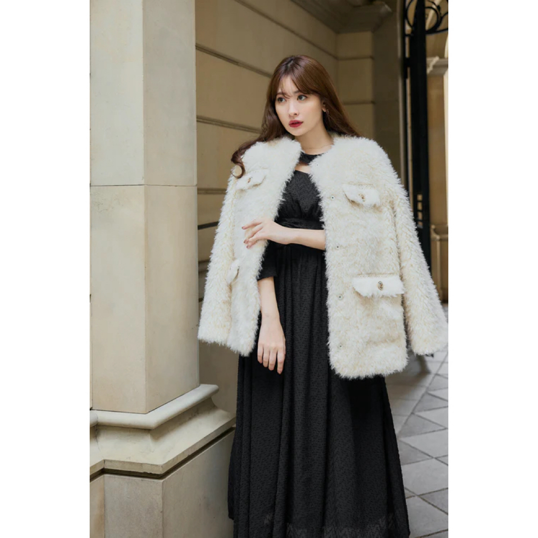 herlipto Royal Faux Fur Coat小嶋陽菜