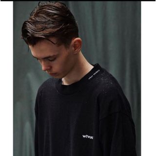 ダブルタップス(W)taps)の【Mサイズ】  WTAPS INDUSTRY BLACK MOCK NECK(スウェット)