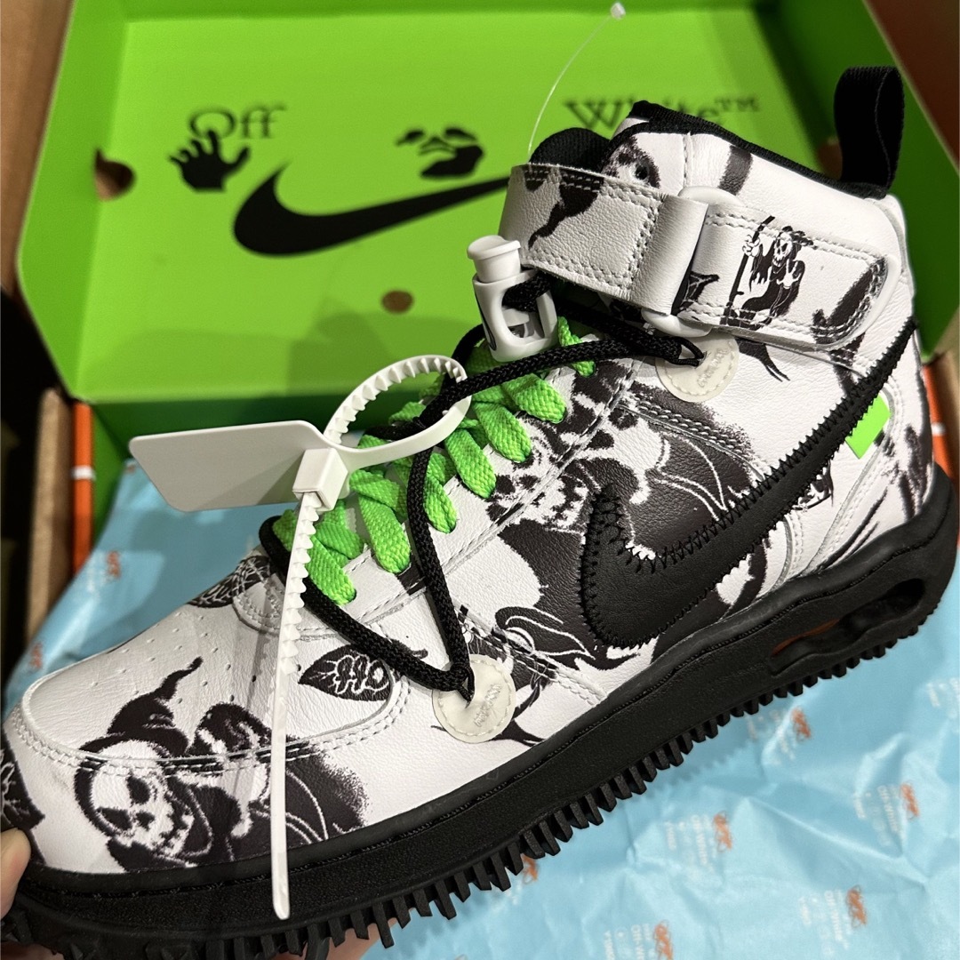 NIKE(ナイキ)のNike Af1 Mid Grim Reaper  Off-White メンズの靴/シューズ(スニーカー)の商品写真