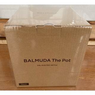 バルミューダ(BALMUDA)のBALMUDA 電気ケトル The Pot ブラック K07A-BK(電気ケトル)