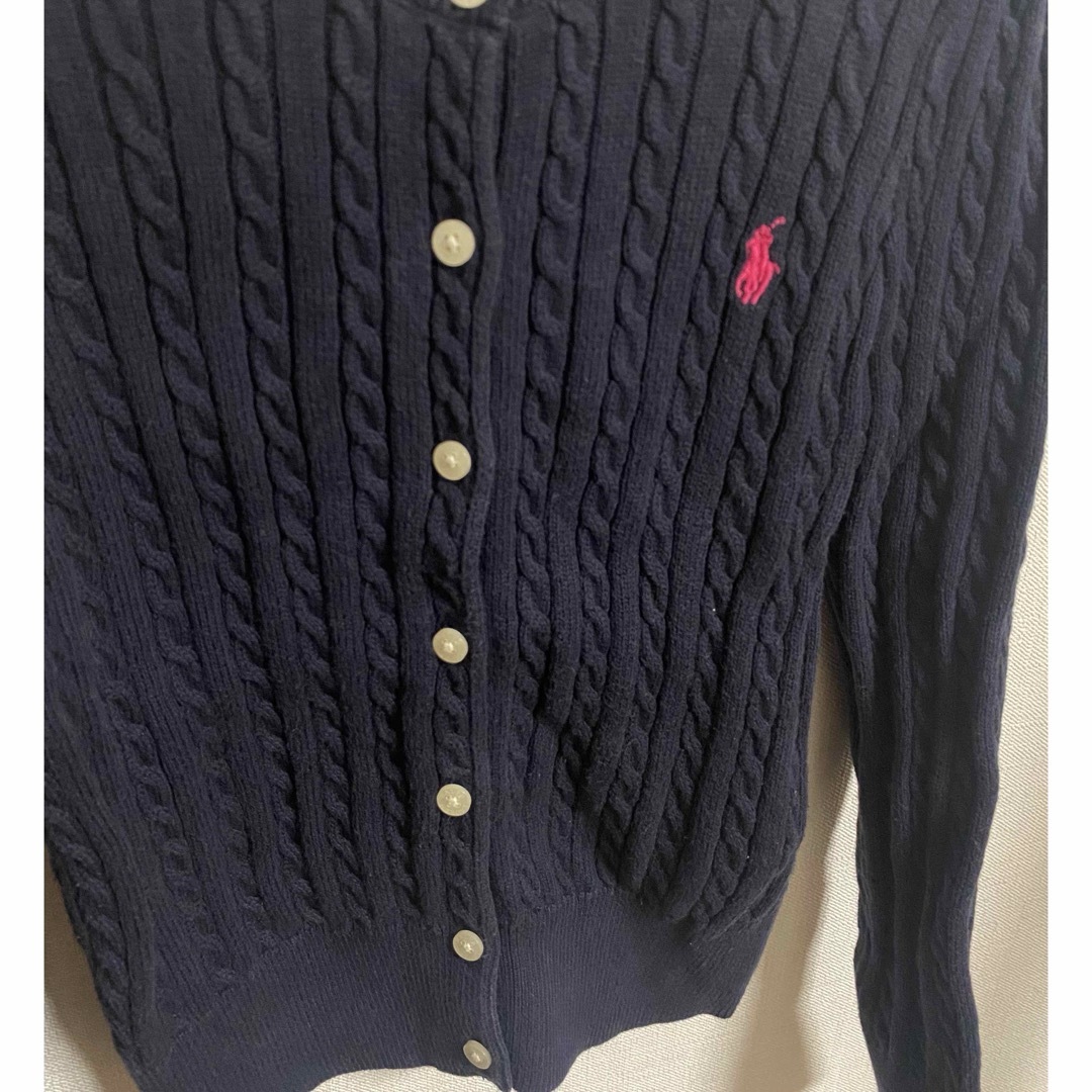 POLO RALPH LAUREN(ポロラルフローレン)の難あり POLO Ralph Lauren カーディガン 6歳 キッズ/ベビー/マタニティのキッズ服女の子用(90cm~)(カーディガン)の商品写真