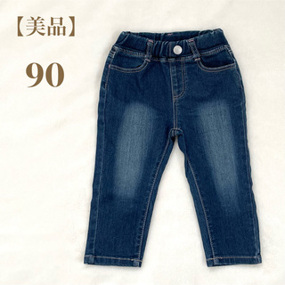 シマムラ(しまむら)の【美品】ベビーデニム　90(パンツ/スパッツ)