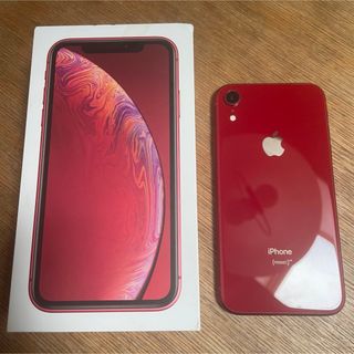 アイフォーン(iPhone)のiPhone XR 128GB レッド SIMフリー(スマートフォン本体)