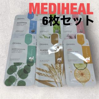 メディヒール(MEDIHEAL)のMEDIHEAL メディヒール シートマスク6種 各1枚ずつ　6枚セット(パック/フェイスマスク)